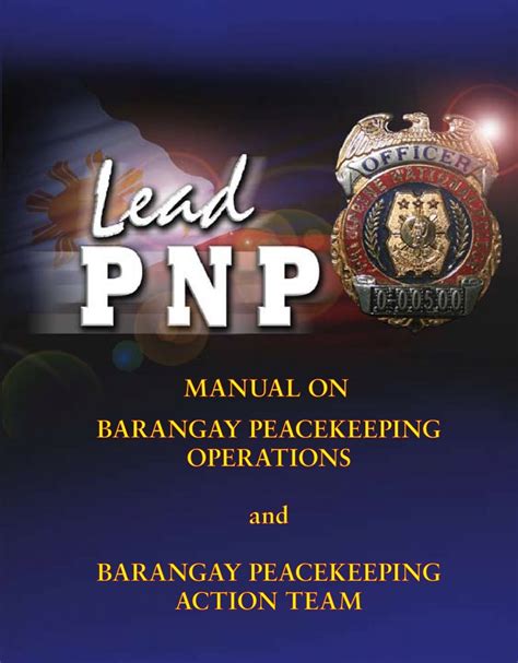 BARANGAY PEACEKEEPING OPERATIONS PEACEKEEPING .